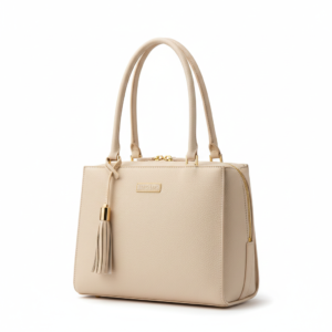 Elegance Women's Beige Shoulder Bag