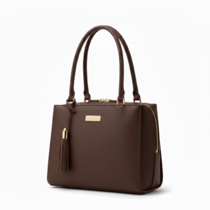 Elegance Women's Brown Shoulder Bag