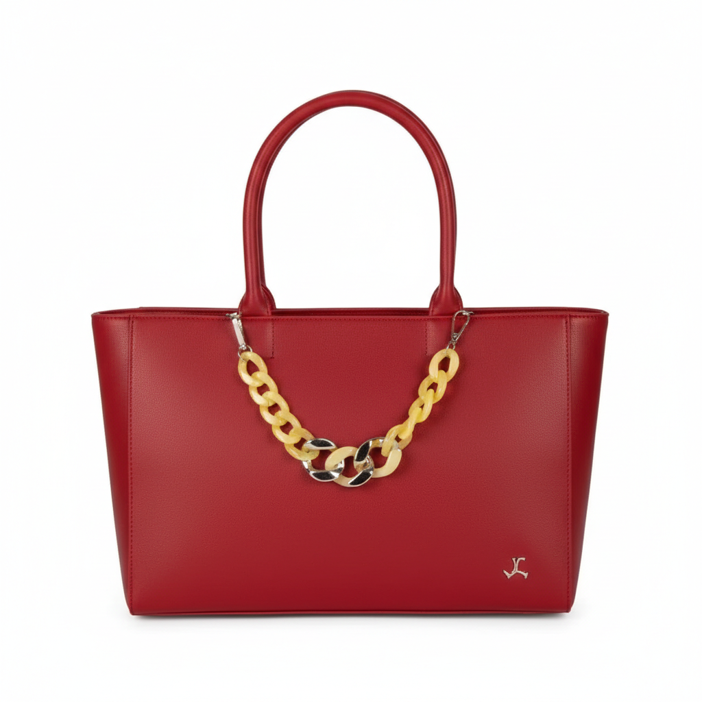 Women's Red Satchel Bag