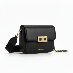 Women's Black Cross Body Bag