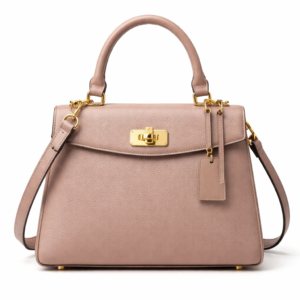 Elegant Women's Taupe Handbag