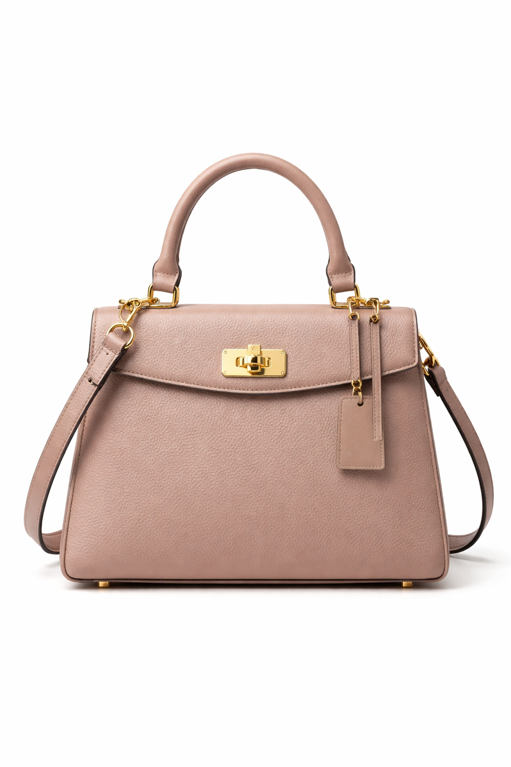 Elegant Women's Taupe Handbag