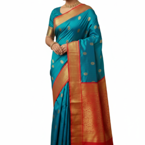 Paithani Saree - Blue Silk