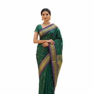 Green Silk Paithani Saree