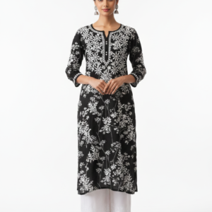 Mulmul Printed Straight Kurta
