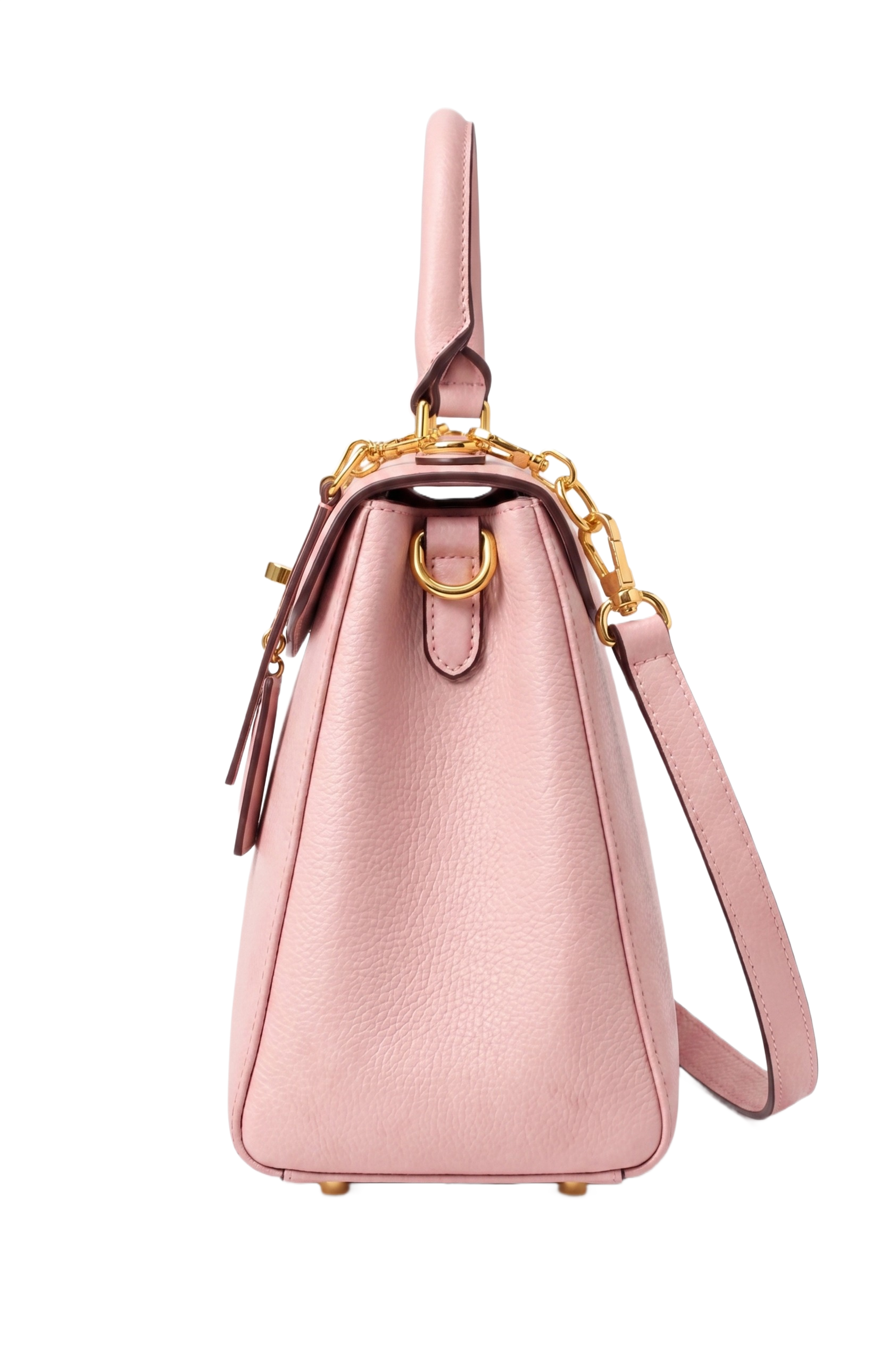 Elegant Blush Pink Handbag - Image 3