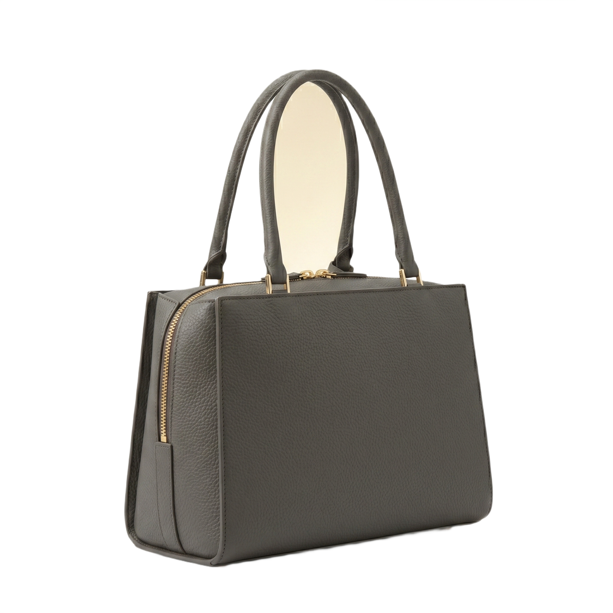 Elegance Women's Grey Shoulder Bag - Image 3