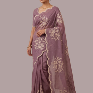 Silky kota thread work saree
