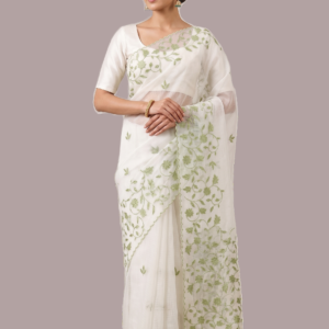 Appliqued Worked Soft Kota Saree